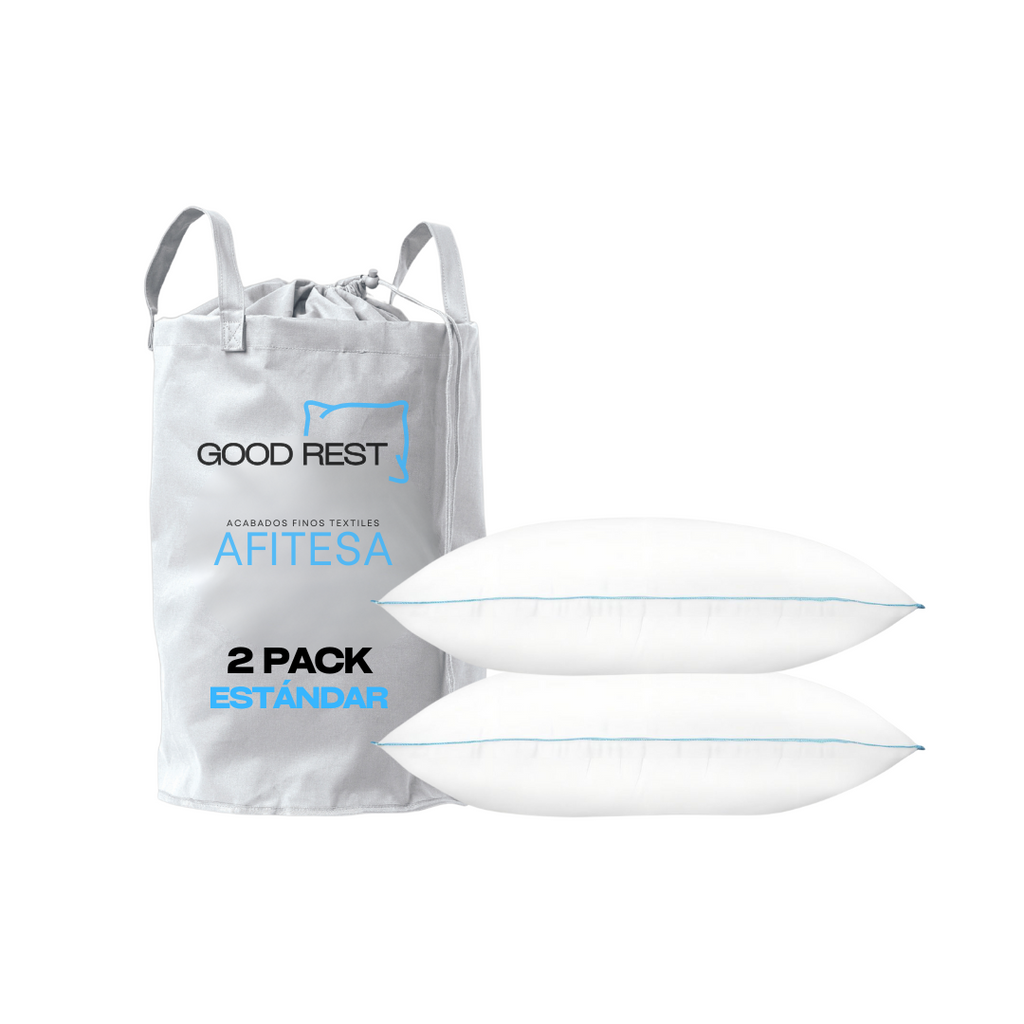 Almohada 2 Pack Estándar Ultra Basic Semi Firme Good Rest