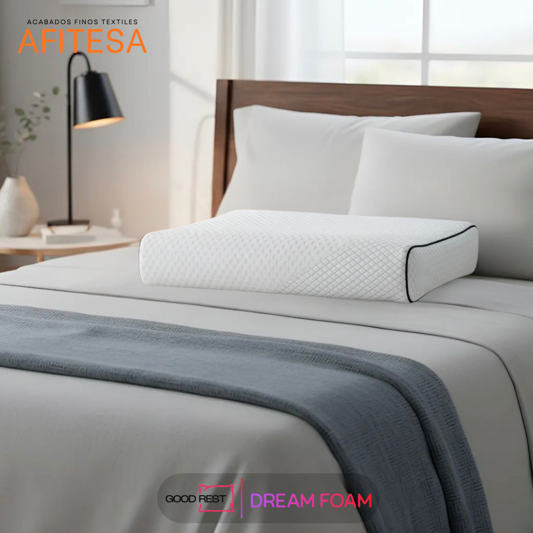 Almohada Good Rest Memory Foam Carbon Activado Suave