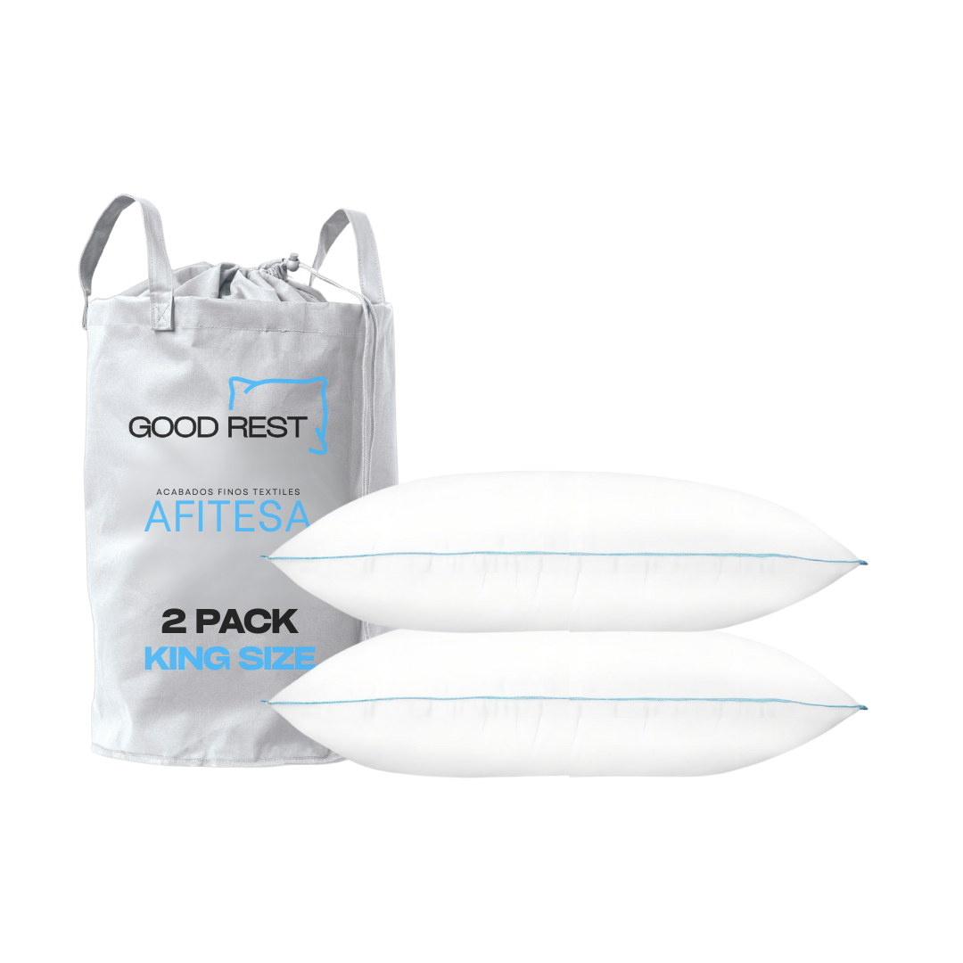 Almohada 2 Pack King Size Basic Semi Firme Good Rest