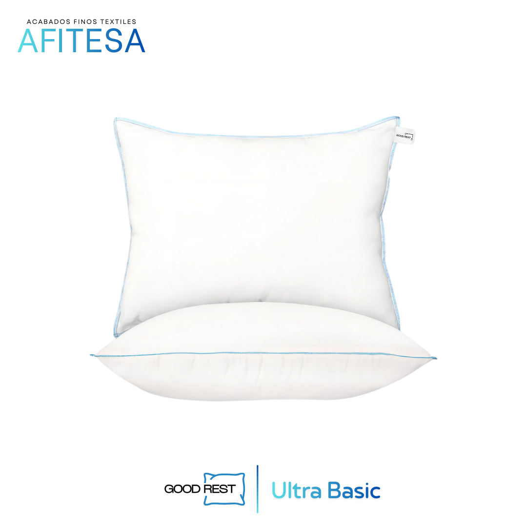 Almohada 2 Pack Estándar Ultra Basic Semi Firme Good Rest