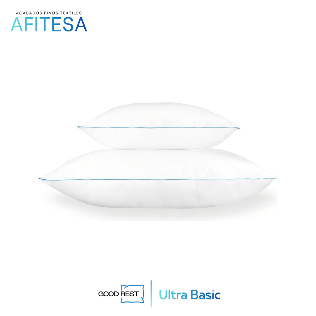 4 Pack Almohadas 2 Std + 2 Ks Ultra Basic Good Rest