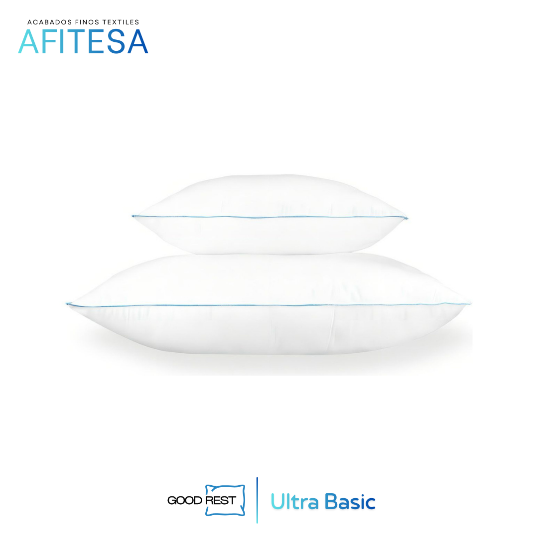 4 Pack Almohadas 2 Std + 2 Ks Ultra Basic Good Rest