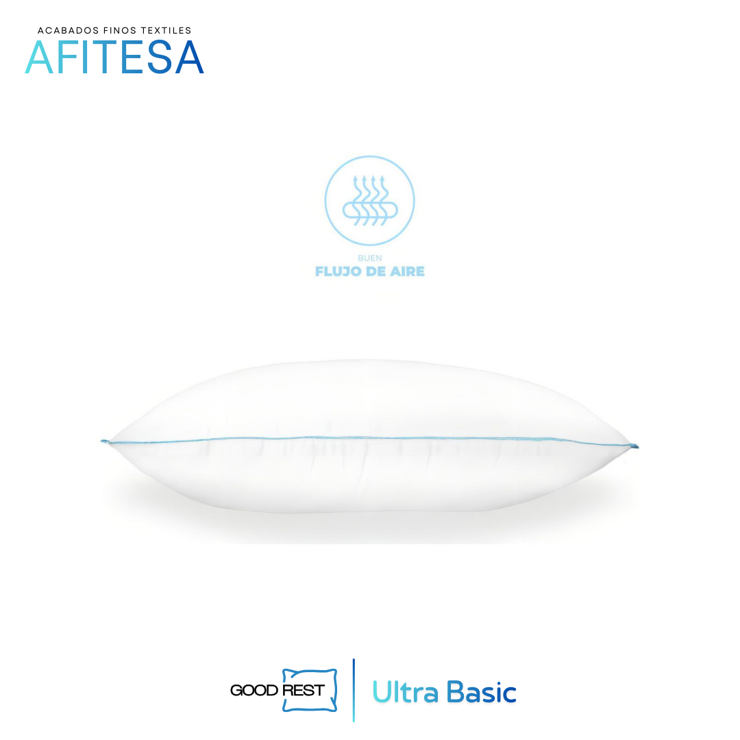 4 Pack Almohadas 2 Std + 2 Ks Ultra Basic Good Rest