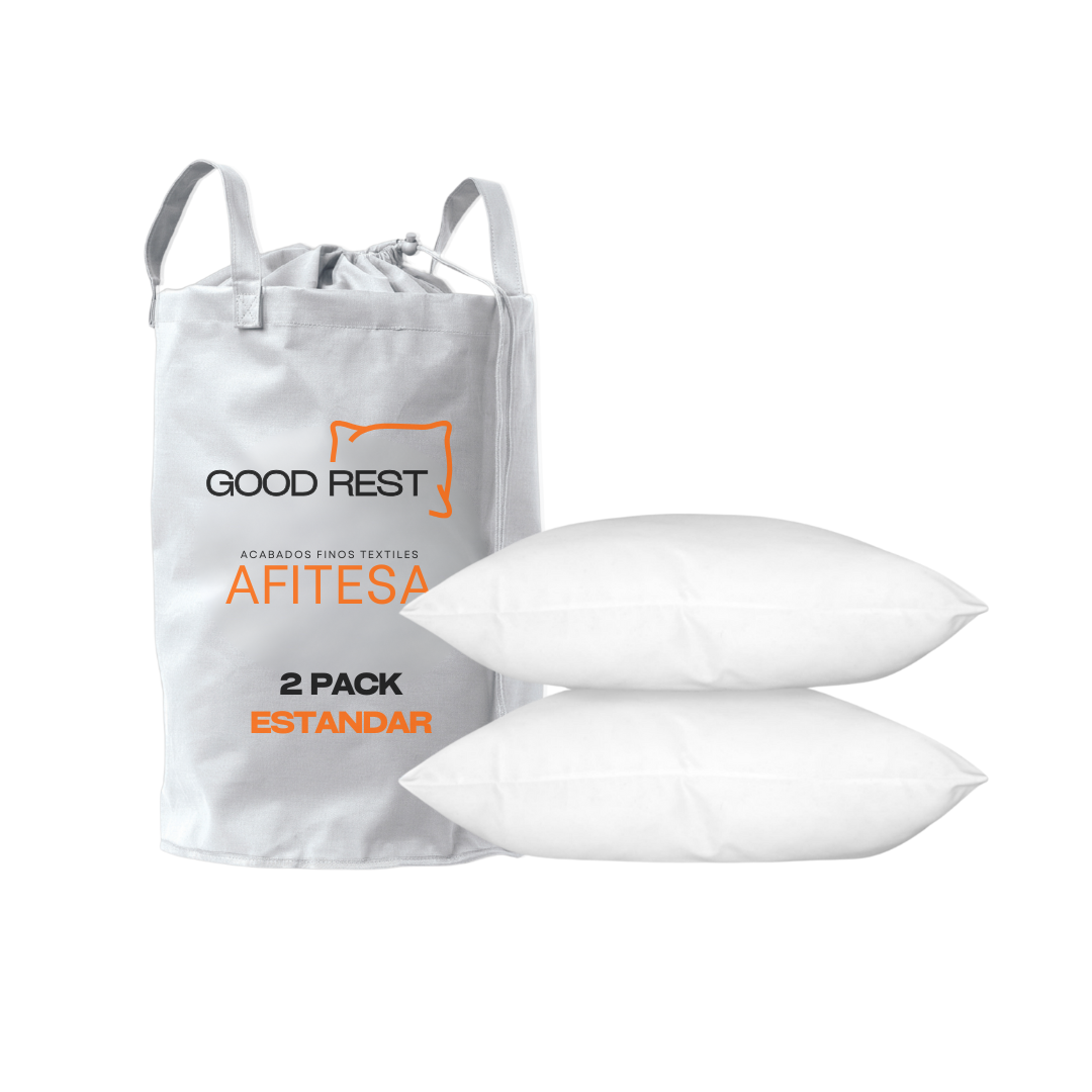 Almohada 2 Pack Estándar Essential Semi Firme Good Rest