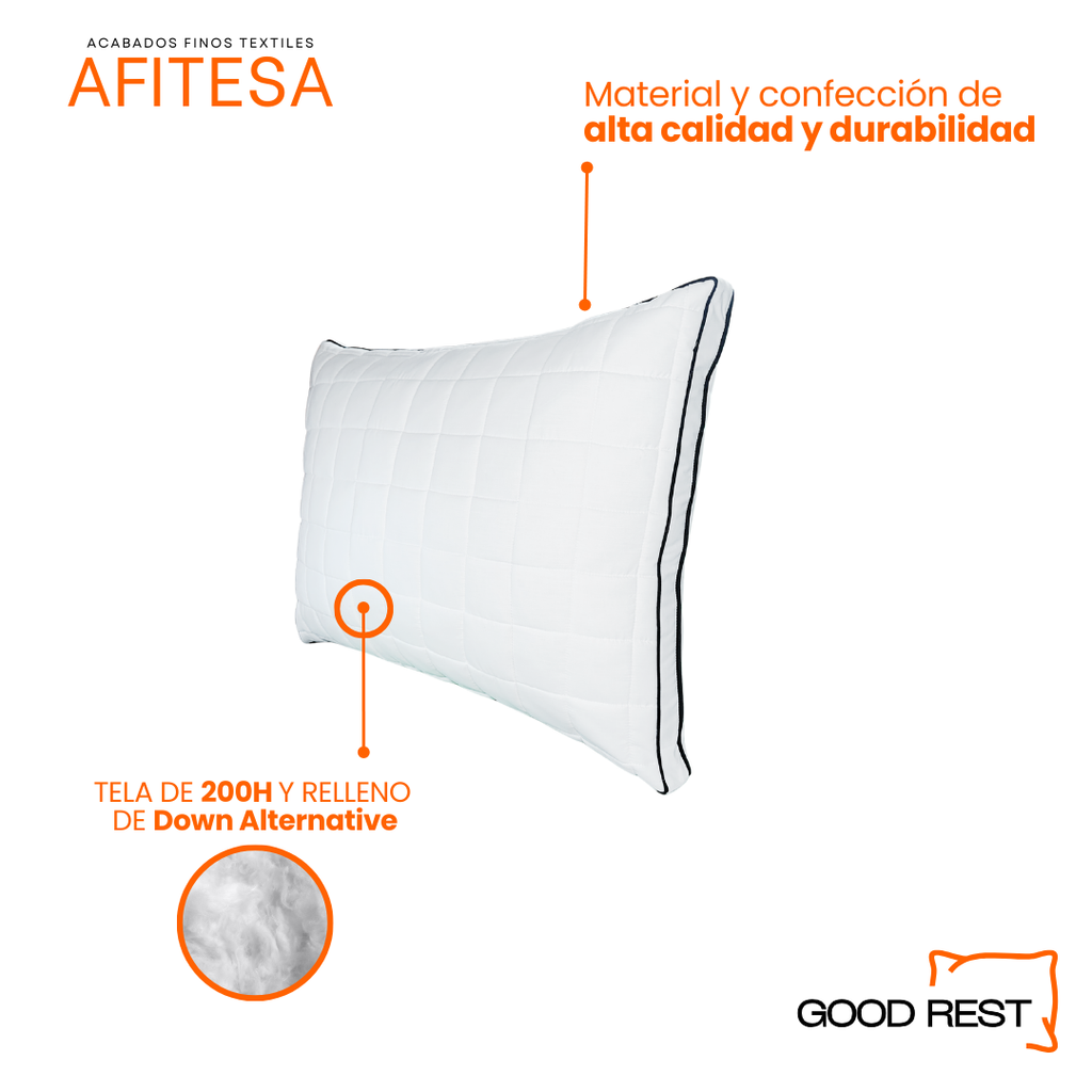 Almohada Estándar Exclusive Semi Firme Good Rest