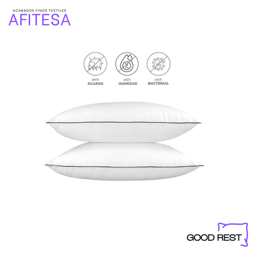 4 Pack Almohadas 2 Std + 2 Ks Deluxe Good Rest Semi Firme
