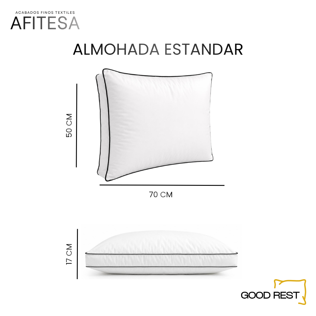 Almohada Boutique Estándar Semi Firme Down Alternative