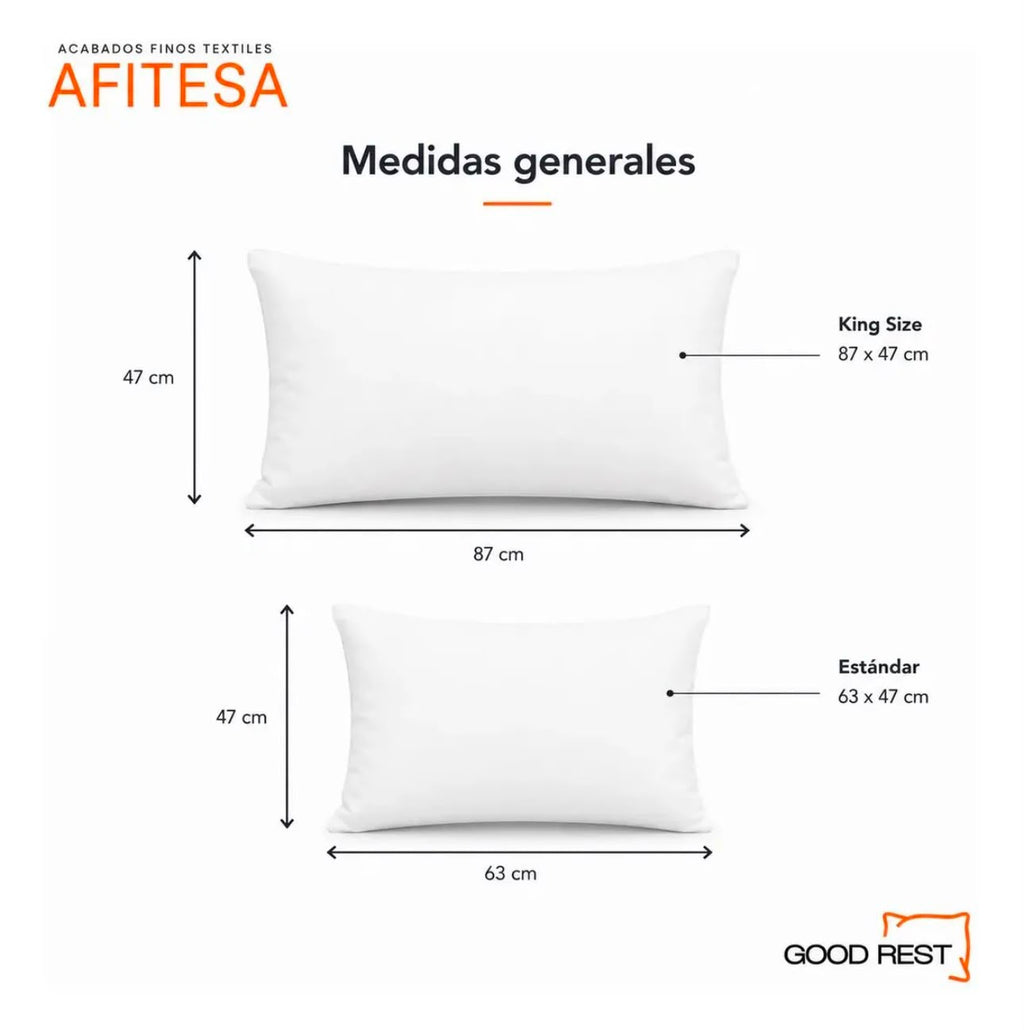 4 Pack Almohada Essential Good Rest 2 Estándar + 2 King Size